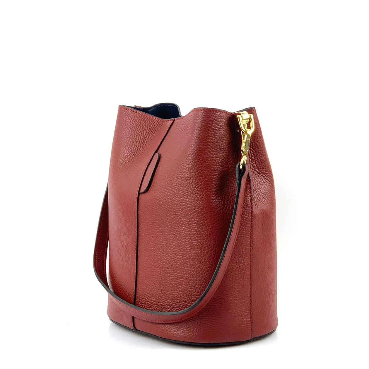 Borsa a Secchiello Medio in Vera Pelle 20 Colori Disponibili Pepperinacalzature Pepperina Calzature