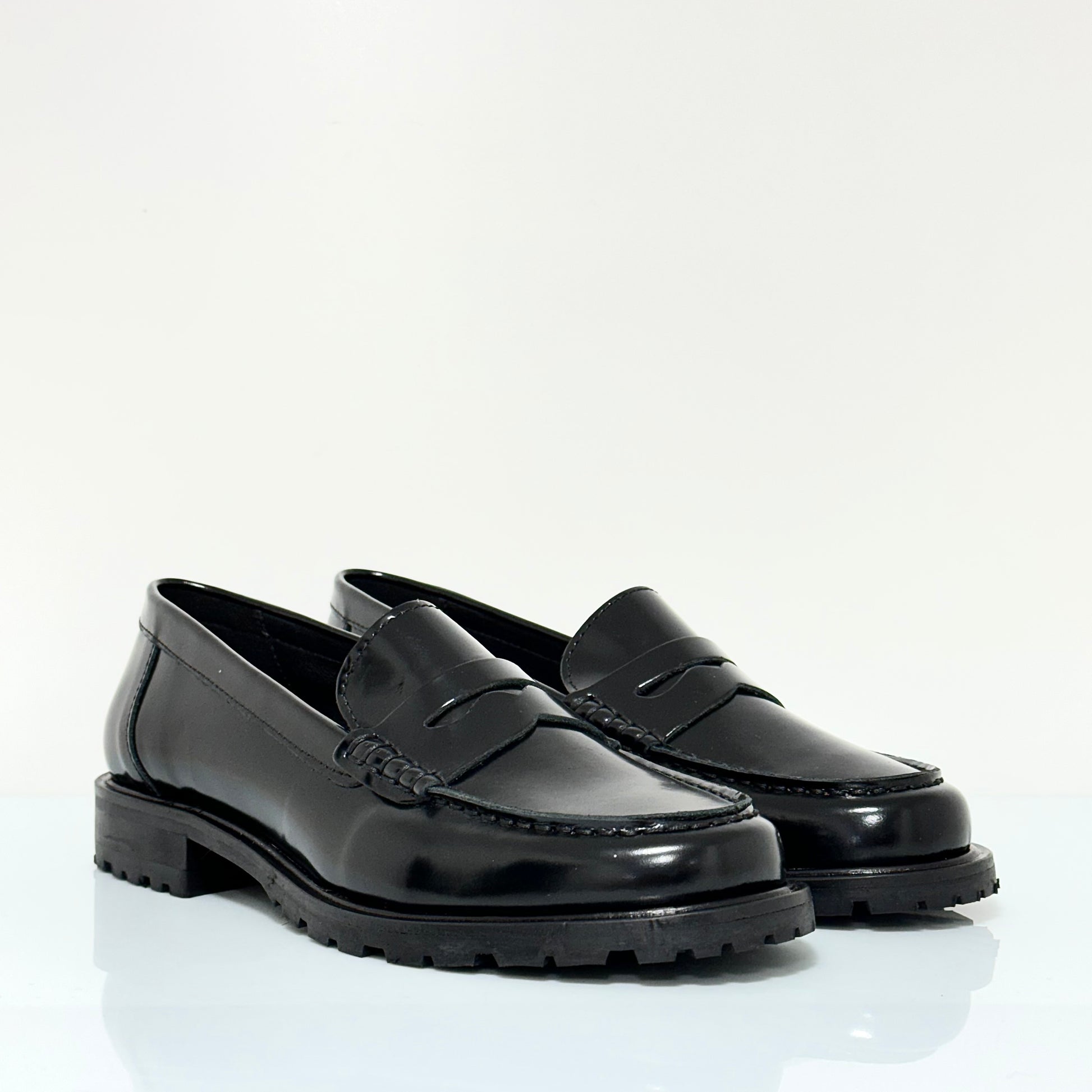 Mocassino Liberty Roccia - Mocassino College Donna in Pelle Nero - AI24'25 | Pepperinacalzature.com - PEPPERINA SHOES