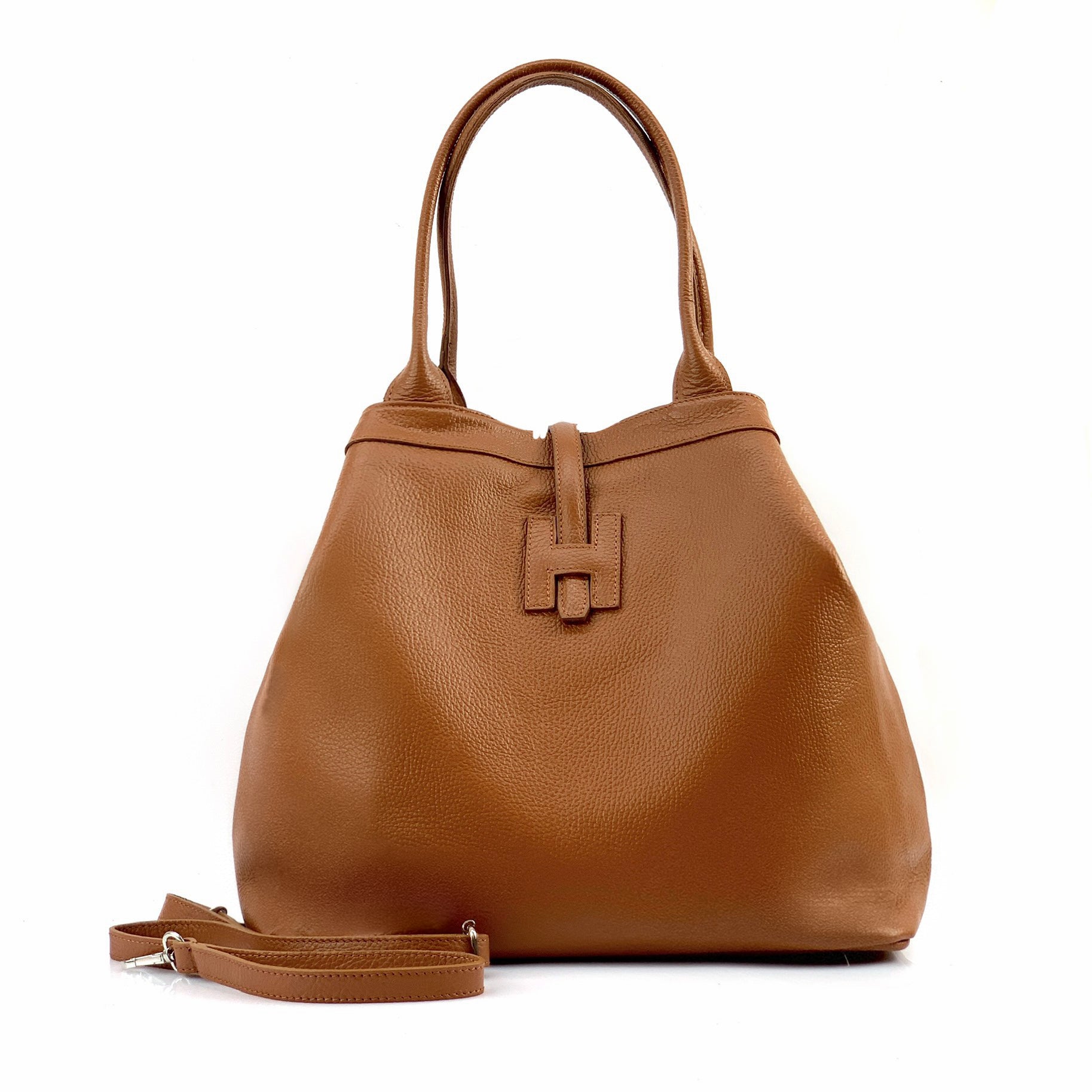 Sac en cuir pour femme double anse pepperinacalzature