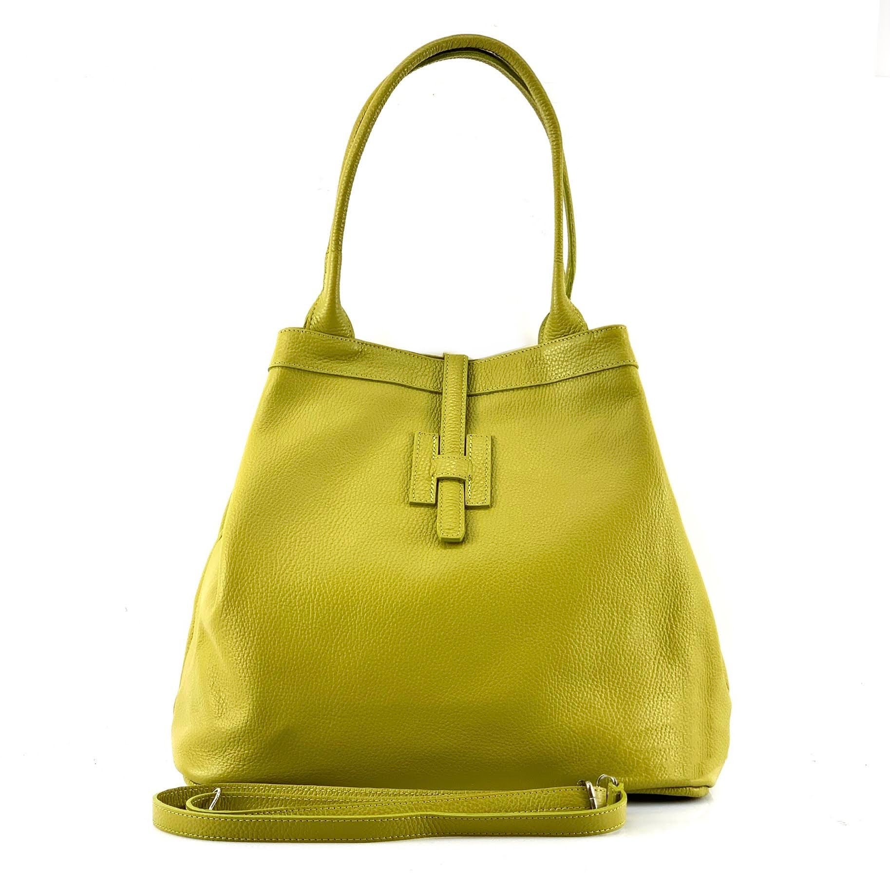 Sac en cuir pour femme double anse pepperinacalzature